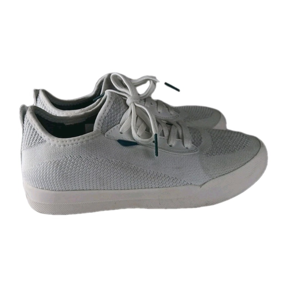 Vessi Women's Weekend Sneaker Concrete Marble White sz 7